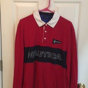 Nautica long sleeve polo